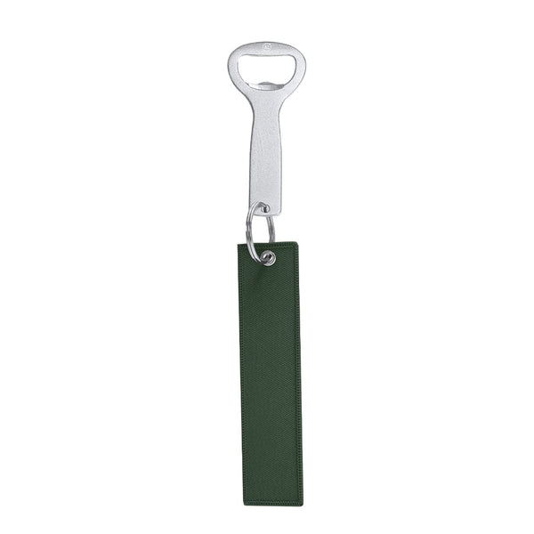 Portachiavi Apribottiglia Kudot verde escuro - personalizzabile con logo
