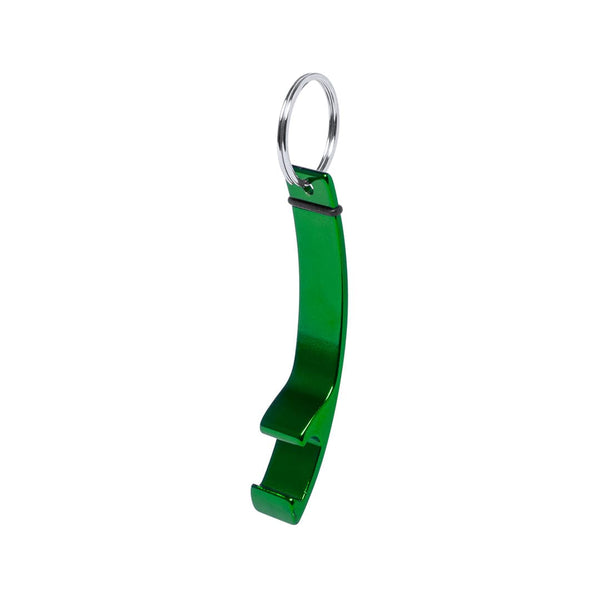 Portachiavi Apribottiglia Milter verde - personalizzabile con logo