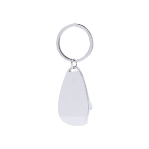 Portachiavi Apribottiglia Myren color argento - personalizzabile con logo