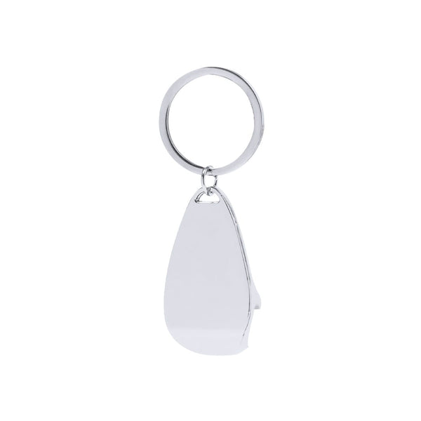 Portachiavi Apribottiglia Myren color argento - personalizzabile con logo