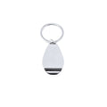 Portachiavi Apribottiglia Myren color argento - personalizzabile con logo