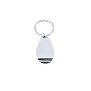 Portachiavi Apribottiglia Myren color argento - personalizzabile con logo