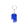 Portachiavi Apribottiglia Sawad blu - personalizzabile con logo
