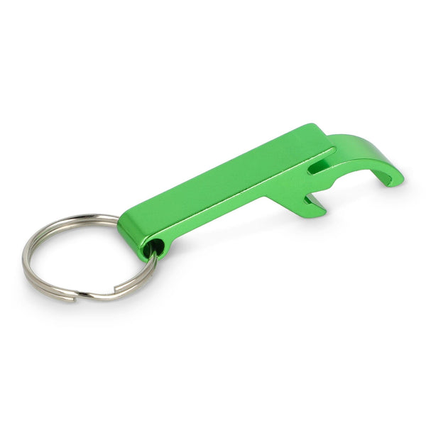 Portachiavi apribottiglie Verde - personalizzabile con logo