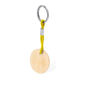 Portachiavi Cirbam giallo - personalizzabile con logo