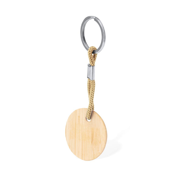 Portachiavi Cirbam natural - personalizzabile con logo