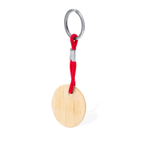 Portachiavi Cirbam rosso - personalizzabile con logo