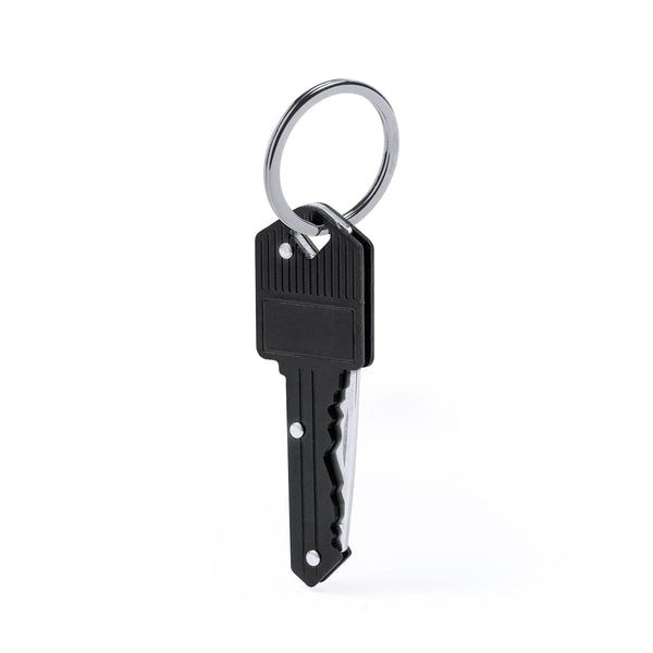 Portachiavi Coltellino Koburn nero - personalizzabile con logo