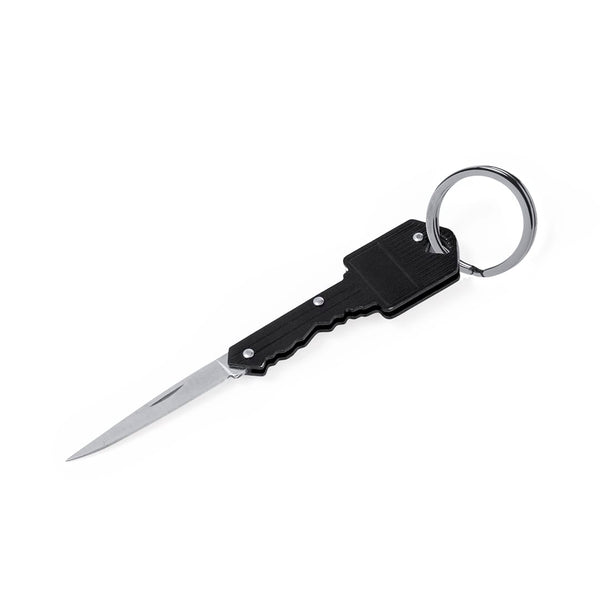 Portachiavi Coltellino Koburn nero - personalizzabile con logo