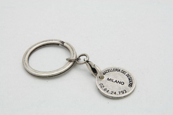 PORTACHIAVI CONCETTO - Portachiavi con logo in rilievo - personalizzabile con logo