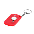 Portachiavi Cutter Darson rosso - personalizzabile con logo