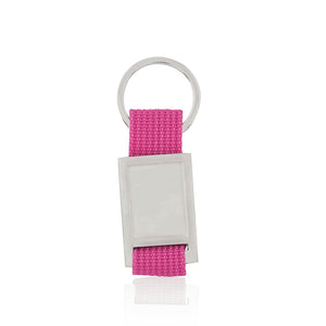 Portachiavi Dagor fucsia - personalizzabile con logo