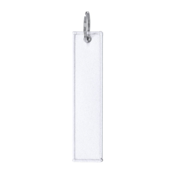 Portachiavi Dolan bianco - personalizzabile con logo