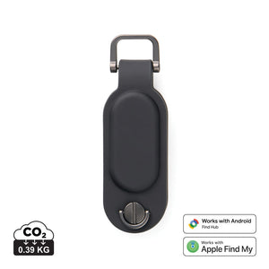Portachiavi Finder Dual VINGA Baltimore RCS nero - personalizzabile con logo