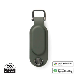Portachiavi Finder Dual VINGA Baltimore RCS verde - personalizzabile con logo