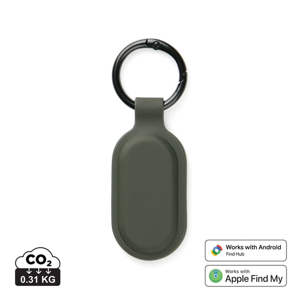 Portachiavi Finder Dual VINGA Baltimore RCS verde - personalizzabile con logo