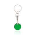 Portachiavi Gettone Euromarket verde - personalizzabile con logo