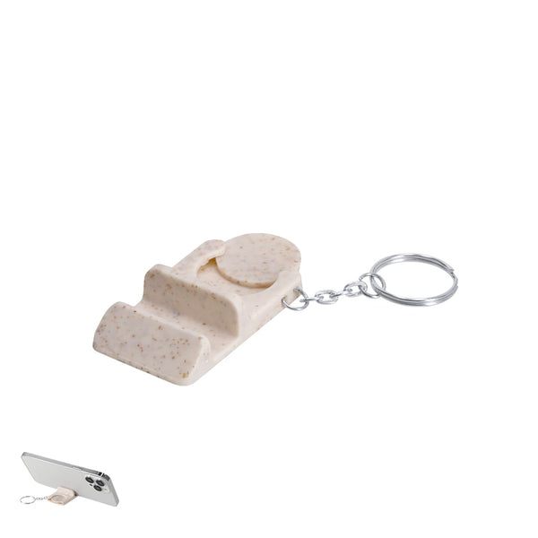 Portachiavi Gettone Supporto Lansan natural - personalizzabile con logo