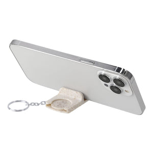 Portachiavi Gettone Supporto Lansan natural - personalizzabile con logo