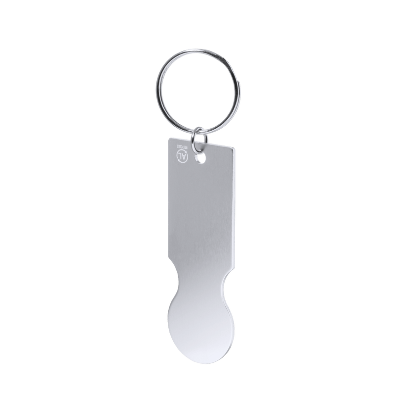 Portachiavi Gettone Talgun alluminio - personalizzabile con logo