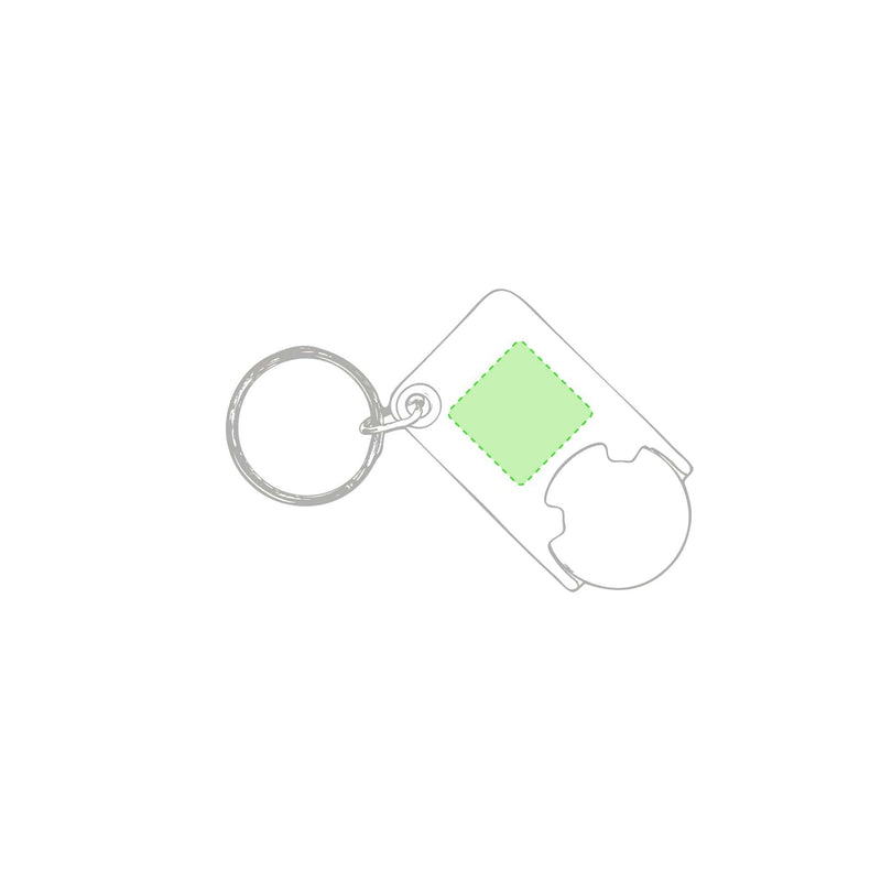 Portachiavi Gettone Zabax - personalizzabile con logo