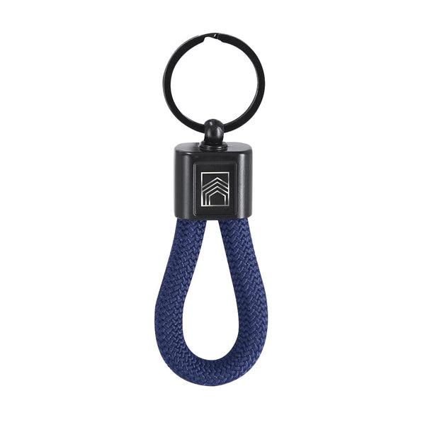 Portachiavi Gidyon blu navy - personalizzabile con logo