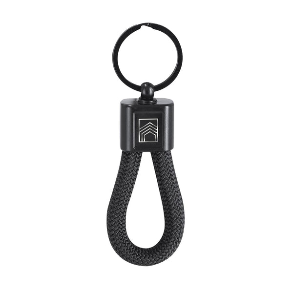 Portachiavi Gidyon nero - personalizzabile con logo