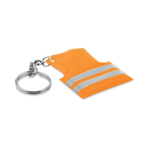 Portachiavi gilet rifrangente - personalizzabile con logo
