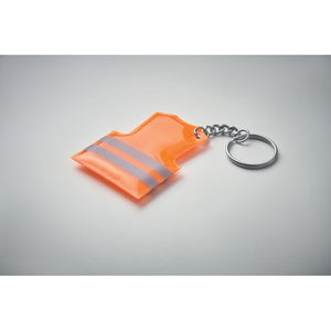 Portachiavi gilet rifrangente - personalizzabile con logo