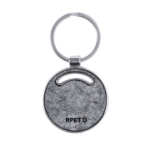 Portachiavi Hailton circular - personalizzabile con logo