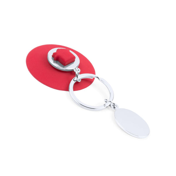 Portachiavi Halman rosso - personalizzabile con logo