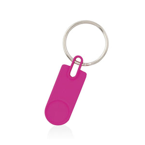 Portachiavi Harper fucsia - personalizzabile con logo