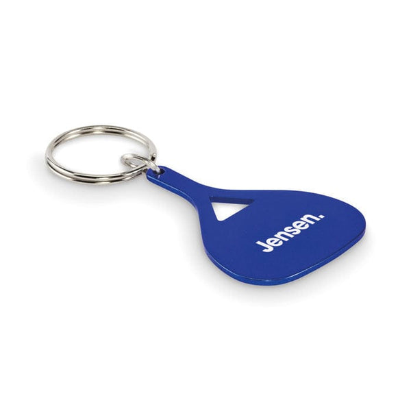 Portachiavi in alluminio tipo paletta - personalizzabile con logo