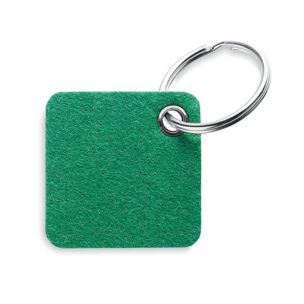 Portachiavi in feltro RPET Colore: Nero, grigio scuro, royal, verde €0.19 - MO6507-03