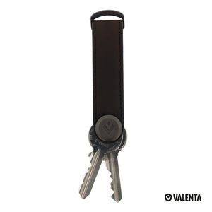 Portachiavi in pelle Key Organizer Marrone - personalizzabile con logo