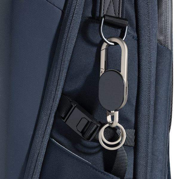 Portachiavi Keyfinder Dual nero - personalizzabile con logo