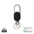 Portachiavi Keyfinder Dual nero - personalizzabile con logo
