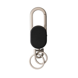 Portachiavi Keyfinder Dual nero - personalizzabile con logo