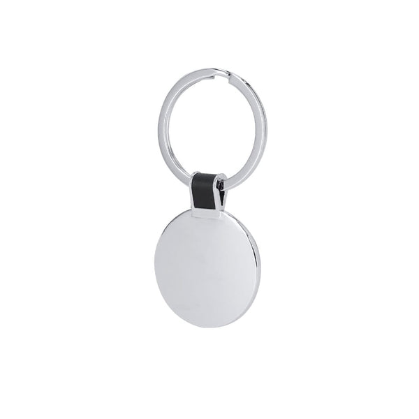 Portachiavi Melina color argento - personalizzabile con logo