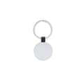Portachiavi Melina color argento - personalizzabile con logo