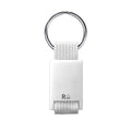 Portachiavi Nemoly bianco - personalizzabile con logo