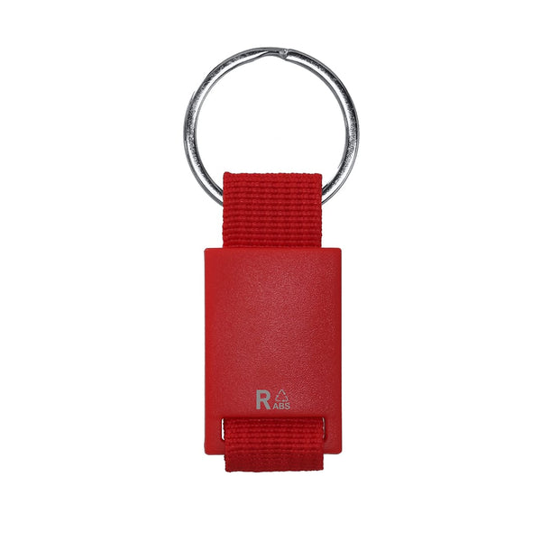 Portachiavi Nemoly rosso - personalizzabile con logo
