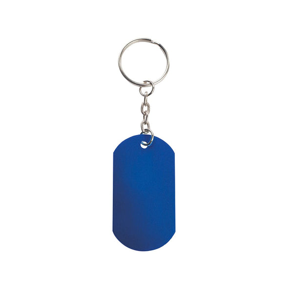 Portachiavi Nevek blu - personalizzabile con logo