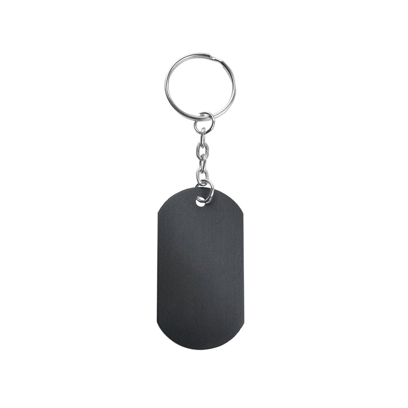 Portachiavi Nevek nero - personalizzabile con logo