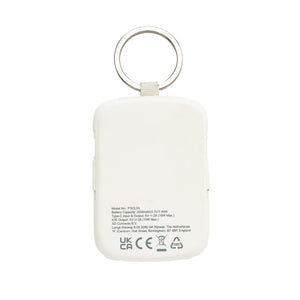Portachiavi Nexo RCS con powerbank da 2.000 mAh e cavi - personalizzabile con logo