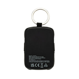 Portachiavi Nexo RCS con powerbank da 2.000 mAh e cavi - personalizzabile con logo