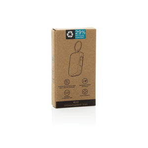 Portachiavi Nexo RCS con powerbank da 2.000 mAh e cavi - personalizzabile con logo