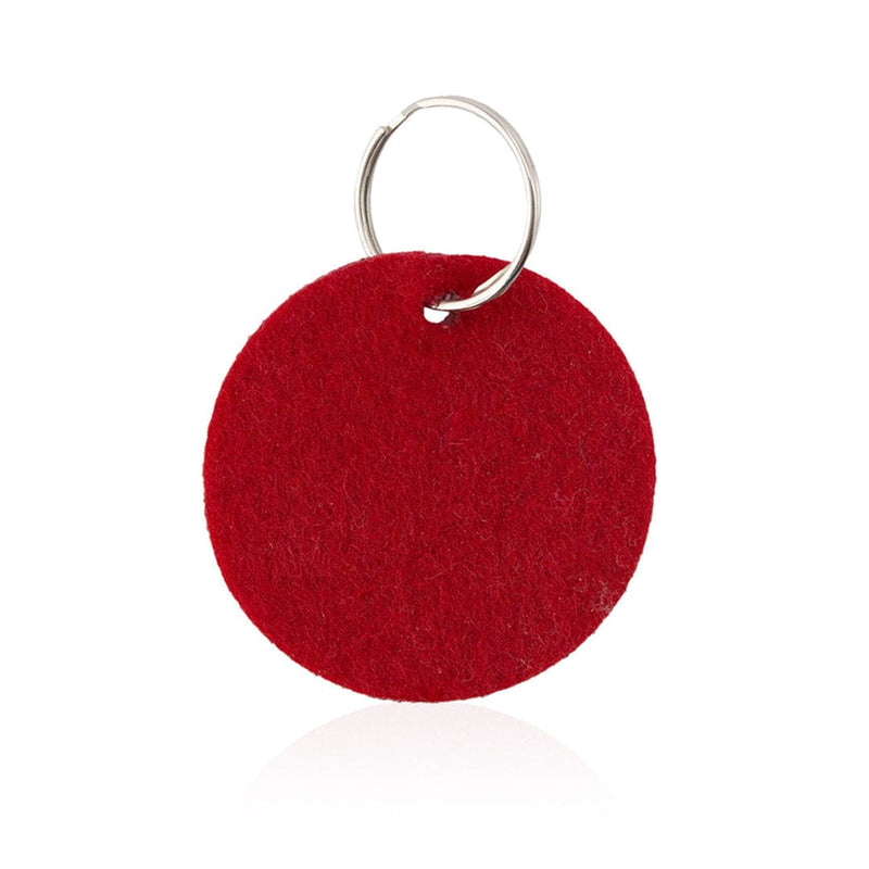 Portachiavi Nicles rosso - personalizzabile con logo
