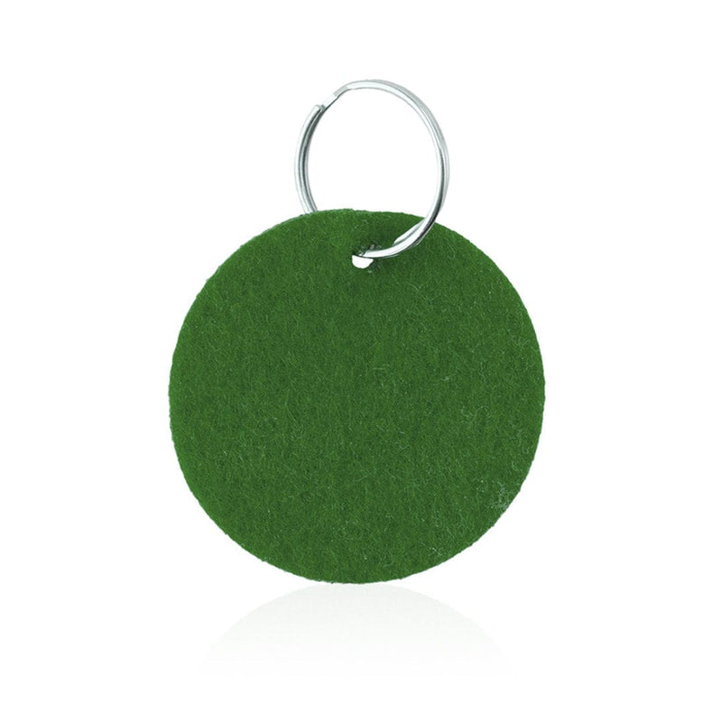 Portachiavi Nicles verde - personalizzabile con logo