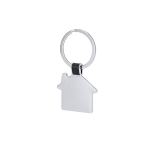 Portachiavi Nyrella color argento - personalizzabile con logo
